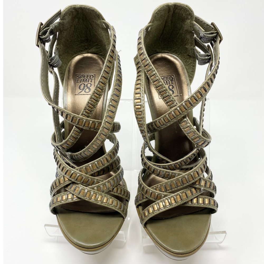 ๐ธ๐ท๐ผ SALE ๐ธ๐ท๐ผ SPEED LIMIT 98 MAREK S PLATFORM SANDALS - Picture 2 of 6